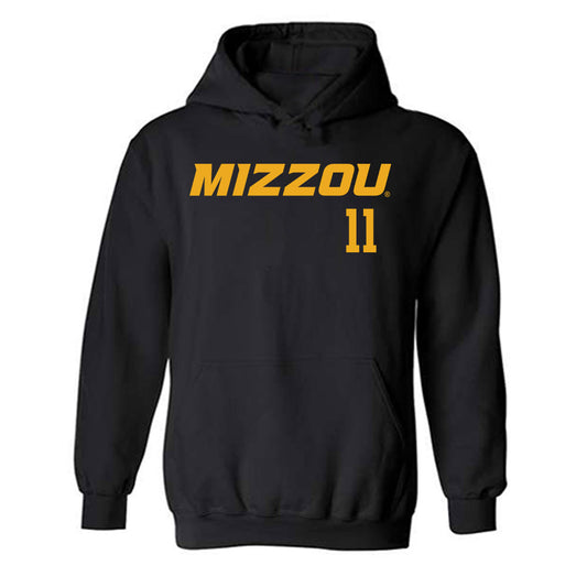Missouri - NCAA Baseball : Austin Henry - Replica Shersey Hooded Sweatshirt-0