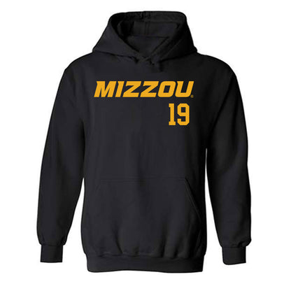 Missouri - NCAA Baseball : Blaize Ward - Replica Shersey Hooded Sweatshirt-0