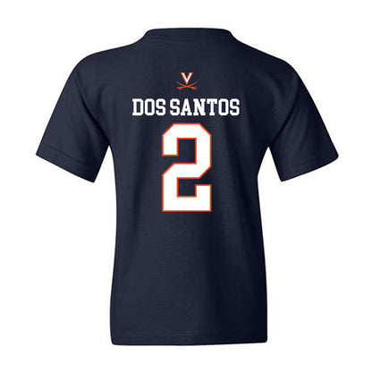 Virginia - NCAA Women's Basketball : Raiane Dos Santos - Replica Shersey Youth T-Shirt-1