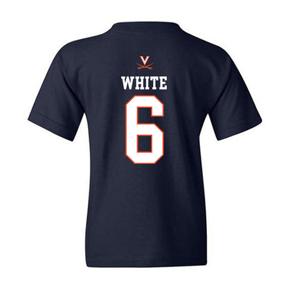 Virginia - NCAA Men's Basketball : Jacari White - Replica Shersey Youth T-Shirt-1