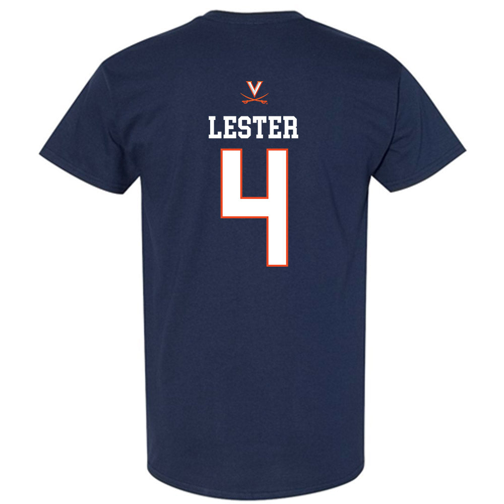 Virginia - NCAA Women's Basketball : Eris Lester - Replica Shersey T-Shirt-1