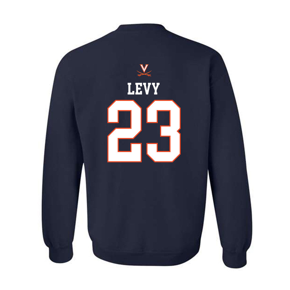 Virginia - NCAA Women's Basketball : Romi Levy - Replica Shersey Crewneck Sweatshirt-1