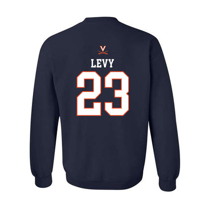 Virginia - NCAA Women's Basketball : Romi Levy - Replica Shersey Crewneck Sweatshirt-1