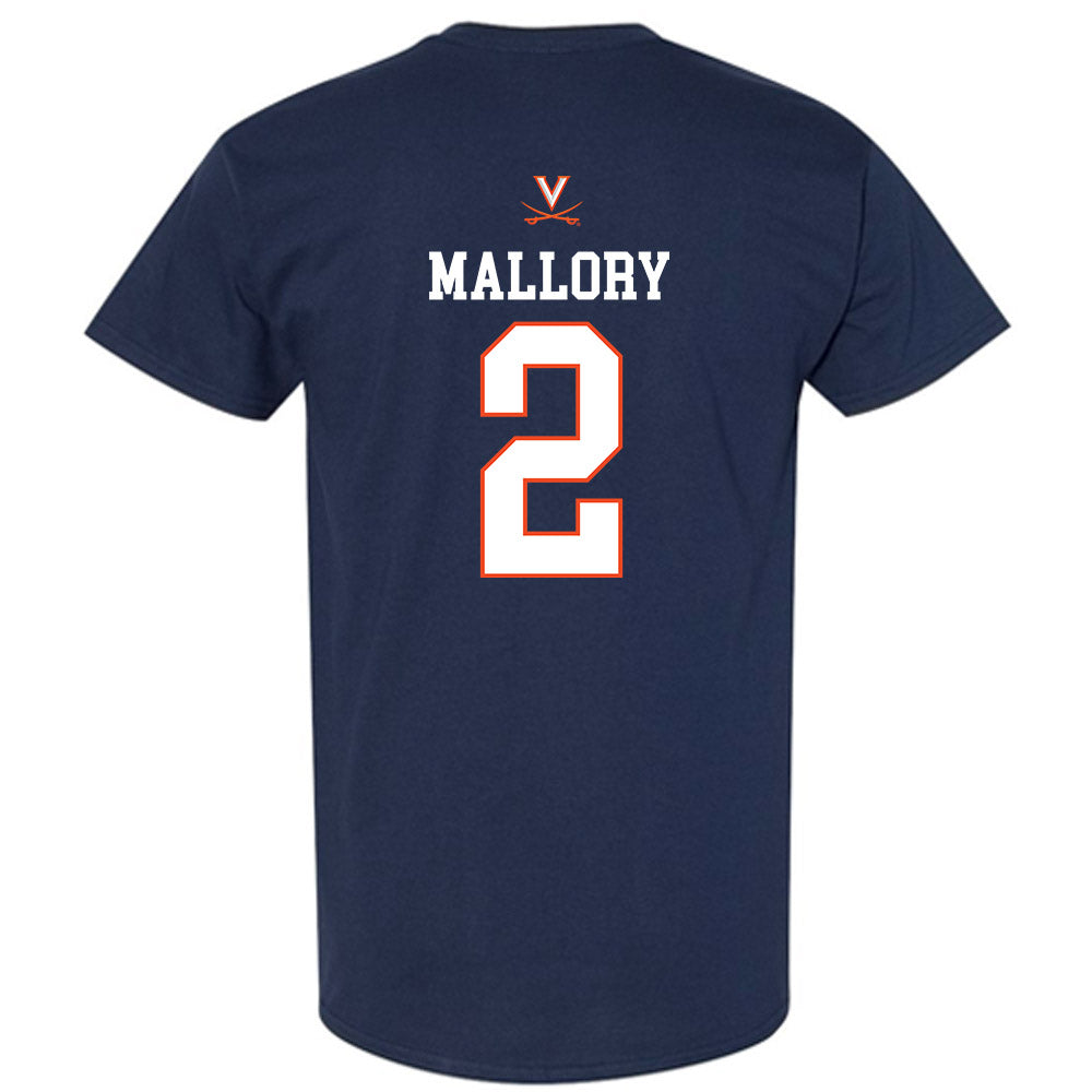 Virginia - NCAA Men's Basketball : Chance Mallory - Replica Shersey T-Shirt-1