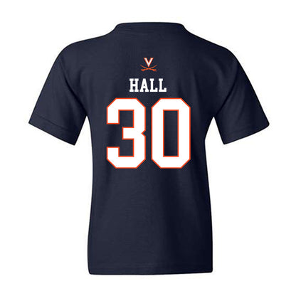 Virginia - NCAA Men's Basketball : Dallin Hall - Replica Shersey Youth T-Shirt-1