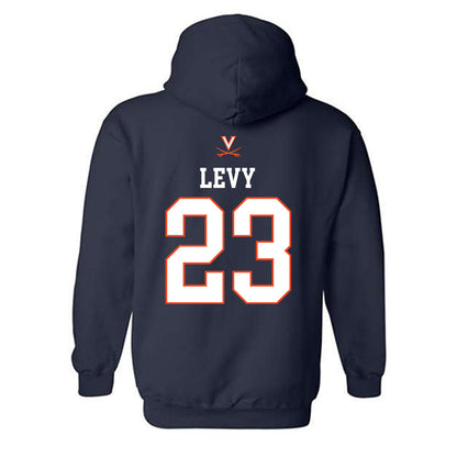 Virginia - NCAA Women's Basketball : Romi Levy - Replica Shersey Hooded Sweatshirt-1
