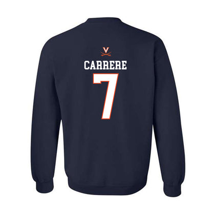 Virginia - NCAA Men's Basketball : Martin Carrere - Replica Shersey Crewneck Sweatshirt-1