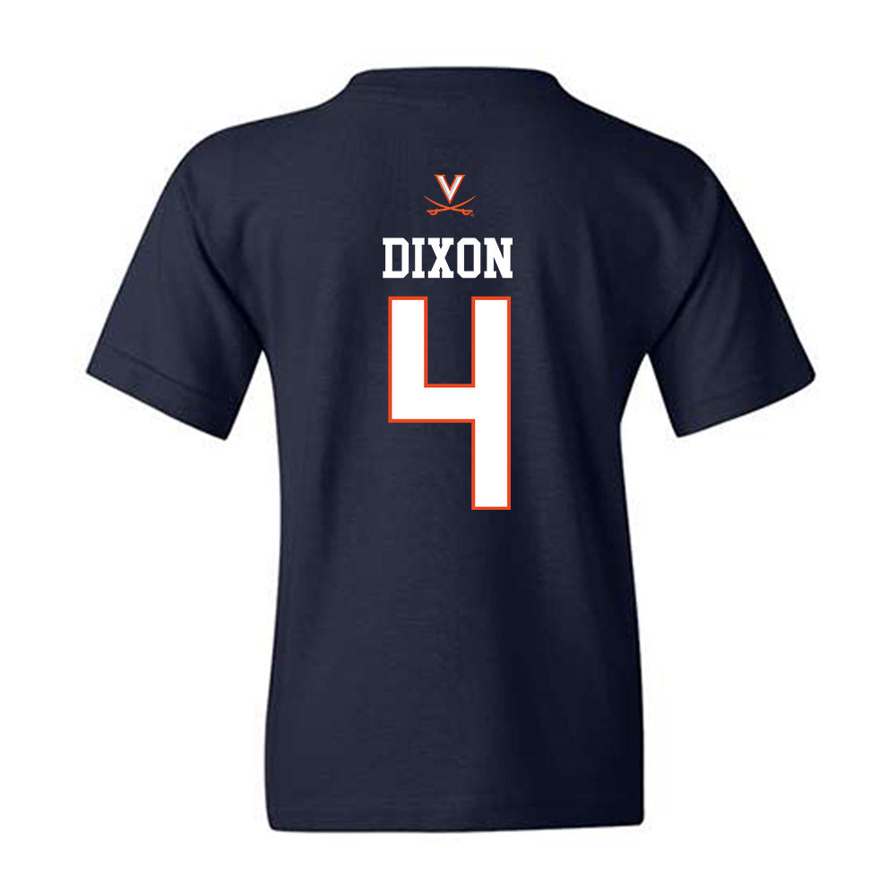 Virginia - NCAA Men's Basketball : Jurian Dixon - Replica Shersey Youth T-Shirt-1