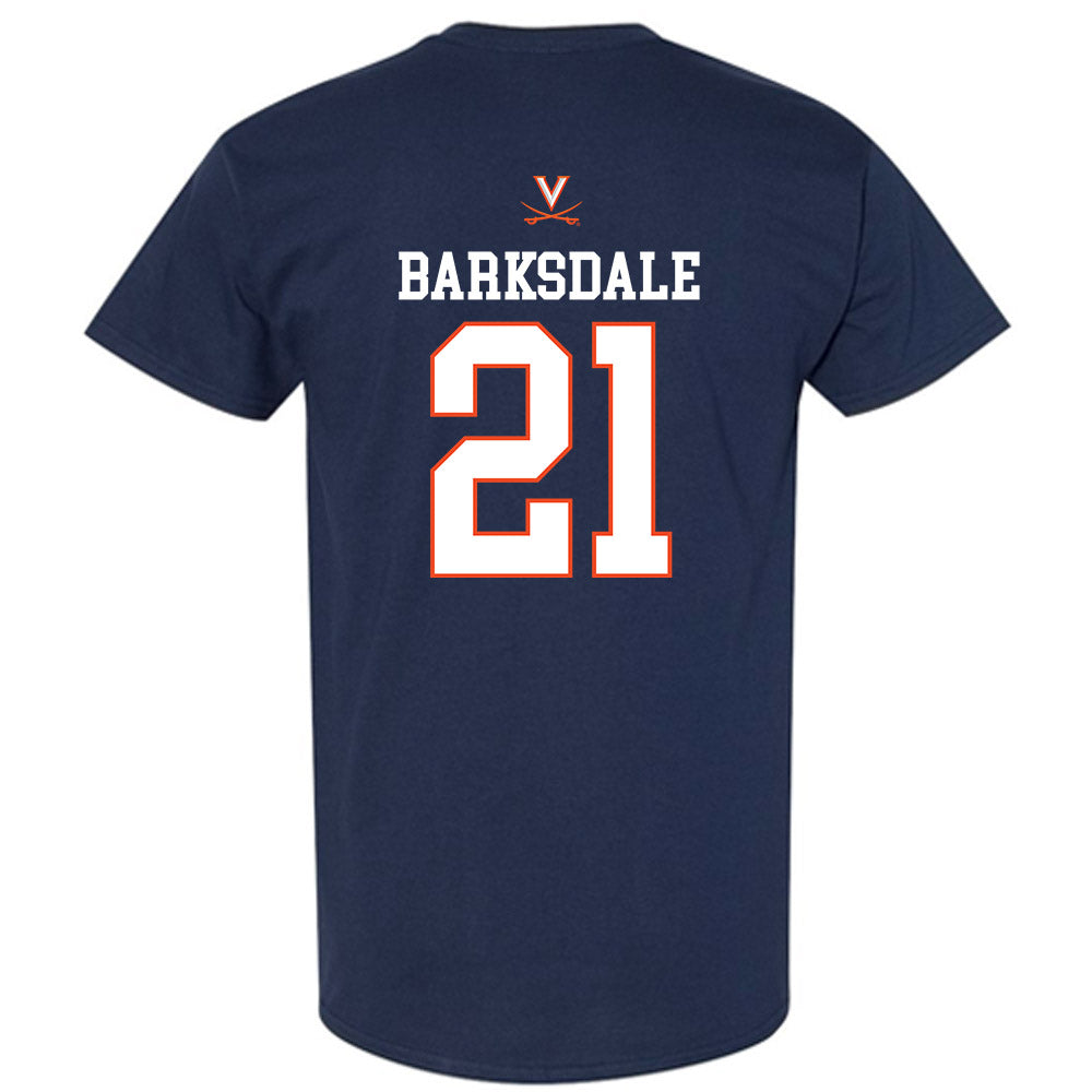 Virginia - NCAA Men's Basketball : Silas Barksdale - Replica Shersey T-Shirt-1