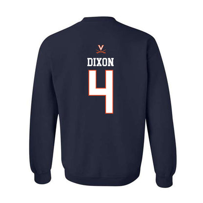 Virginia - NCAA Men's Basketball : Jurian Dixon - Replica Shersey Crewneck Sweatshirt-1