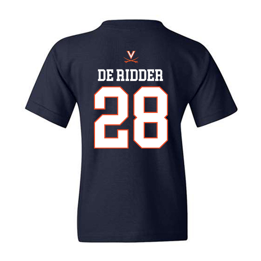 Virginia - NCAA Men's Basketball : Thijs De Ridder - Replica Shersey Youth T-Shirt-1