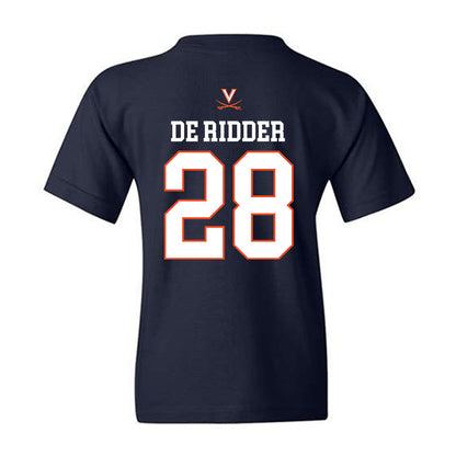 Virginia - NCAA Men's Basketball : Thijs De Ridder - Replica Shersey Youth T-Shirt-1