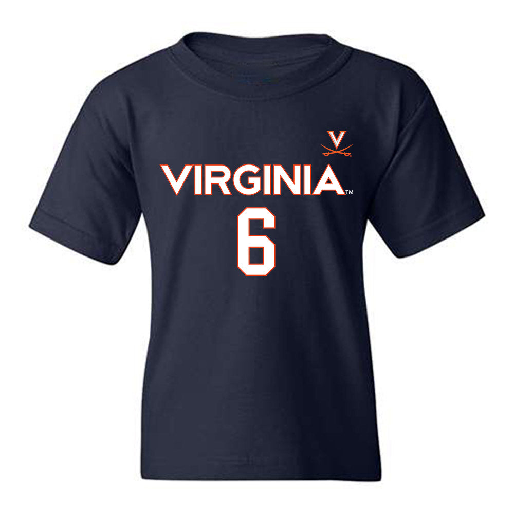 Virginia - NCAA Men's Basketball : Jacari White - Replica Shersey Youth T-Shirt-0