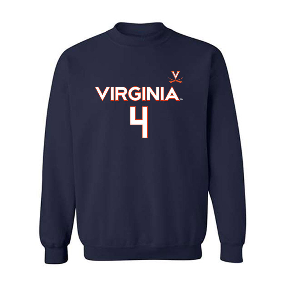 Virginia - NCAA Men's Basketball : Jurian Dixon - Replica Shersey Crewneck Sweatshirt-0