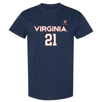 Virginia - NCAA Men's Basketball : Silas Barksdale - Replica Shersey T-Shirt-0
