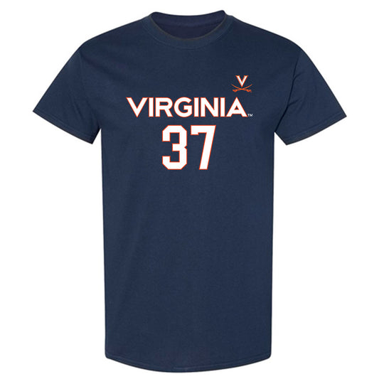 Virginia - NCAA Men's Basketball : Jan Vide - Replica Shersey T-Shirt-0