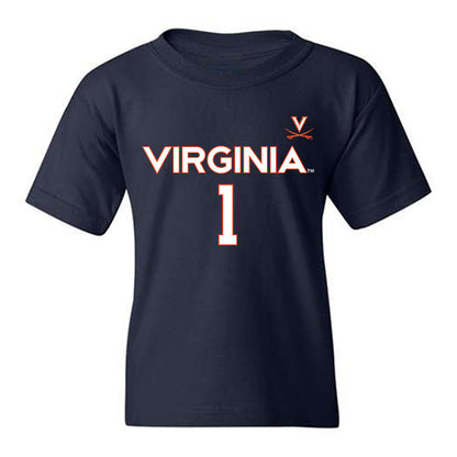 Virginia - NCAA Men's Basketball : Malik Thomas - Replica Shersey Youth T-Shirt-0