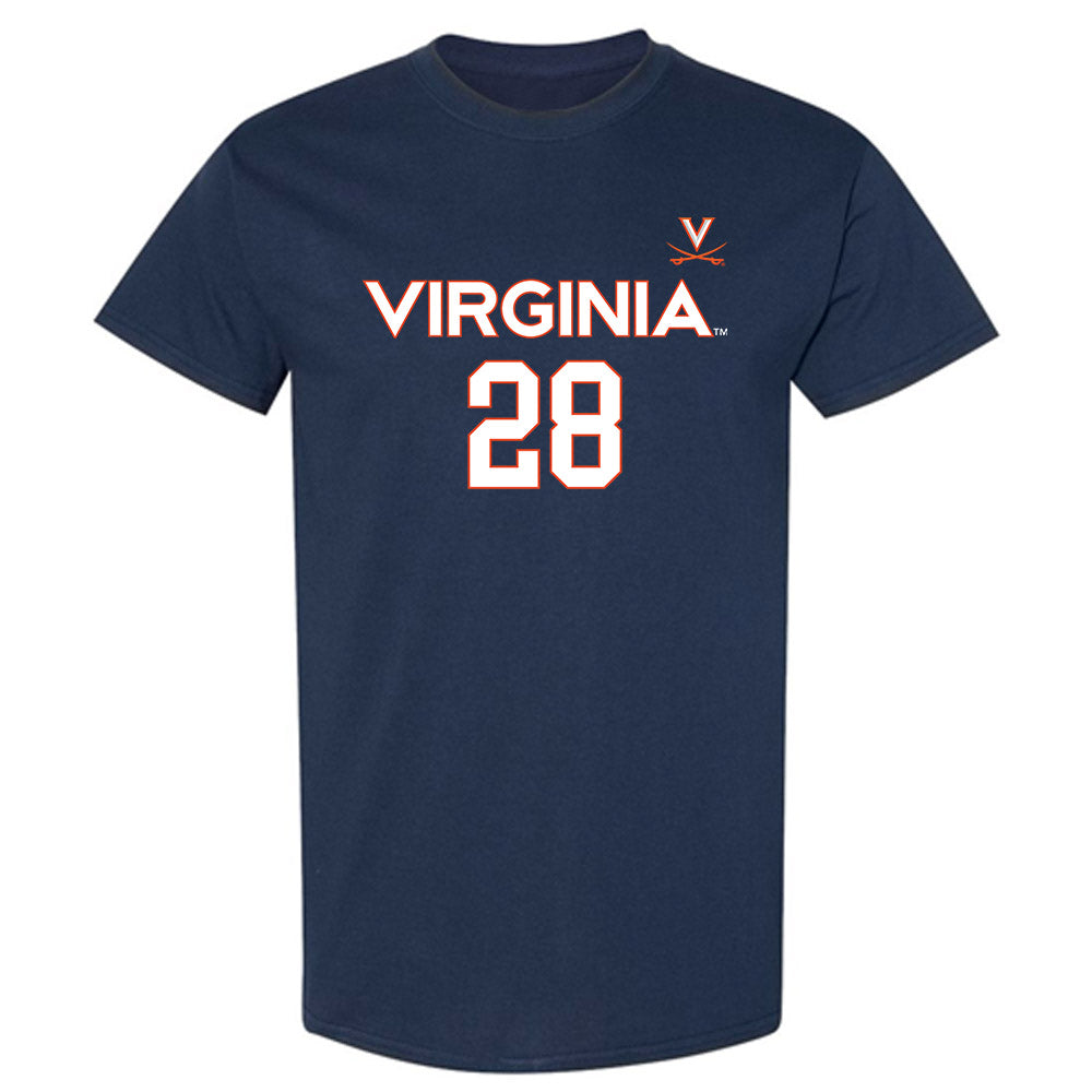Virginia - NCAA Men's Basketball : Thijs De Ridder - Replica Shersey T-Shirt-0