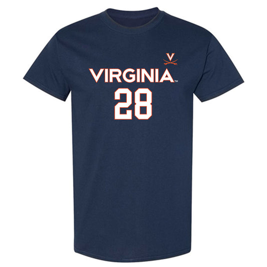 Virginia - NCAA Men's Basketball : Thijs De Ridder - Replica Shersey T-Shirt-0