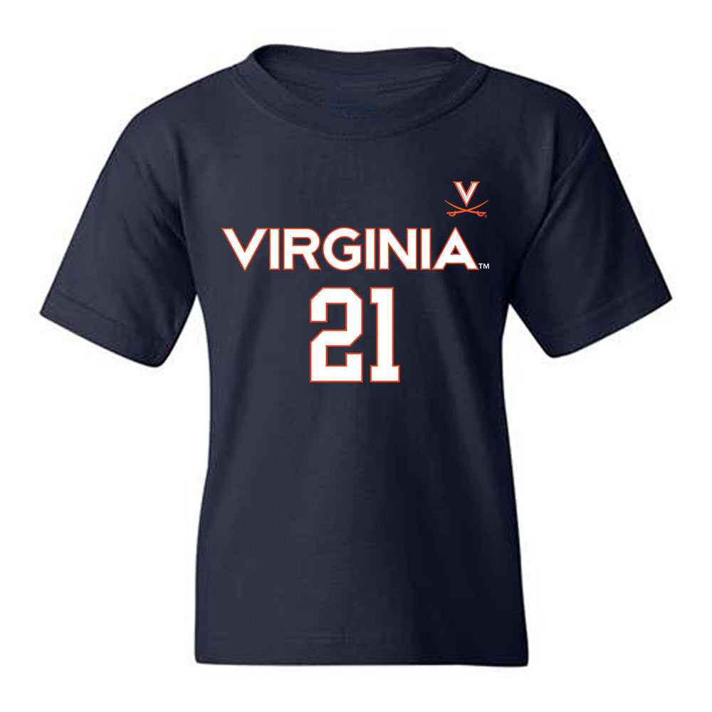 Virginia - NCAA Men's Basketball : Silas Barksdale - Replica Shersey Youth T-Shirt-0