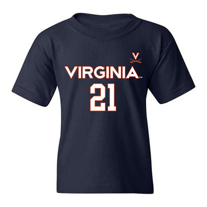 Virginia - NCAA Men's Basketball : Silas Barksdale - Replica Shersey Youth T-Shirt-0