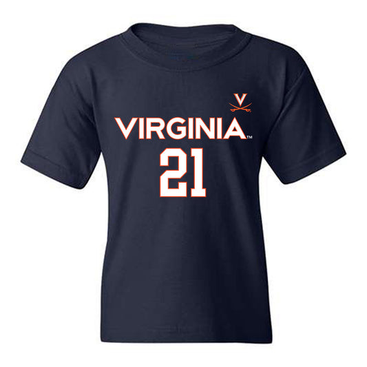 Virginia - NCAA Men's Basketball : Silas Barksdale - Replica Shersey Youth T-Shirt-0
