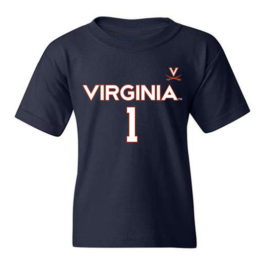 Virginia - NCAA Women's Basketball : Paris Clark - Replica Shersey Youth T-Shirt-0