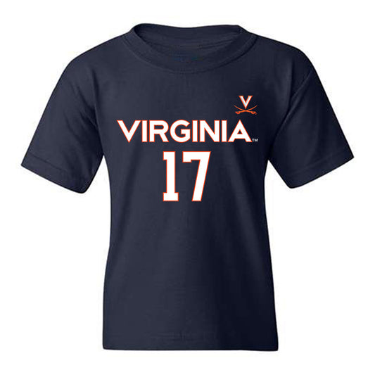 Virginia - NCAA Men's Basketball : Johann Grunloh - Replica Shersey Youth T-Shirt-0