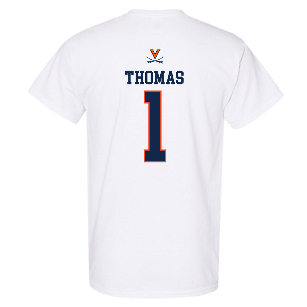 Virginia - NCAA Men's Basketball : Malik Thomas - Replica Shersey T-Shirt-1