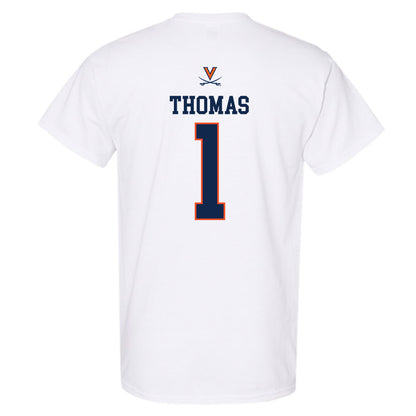 Virginia - NCAA Men's Basketball : Malik Thomas - Replica Shersey T-Shirt-1