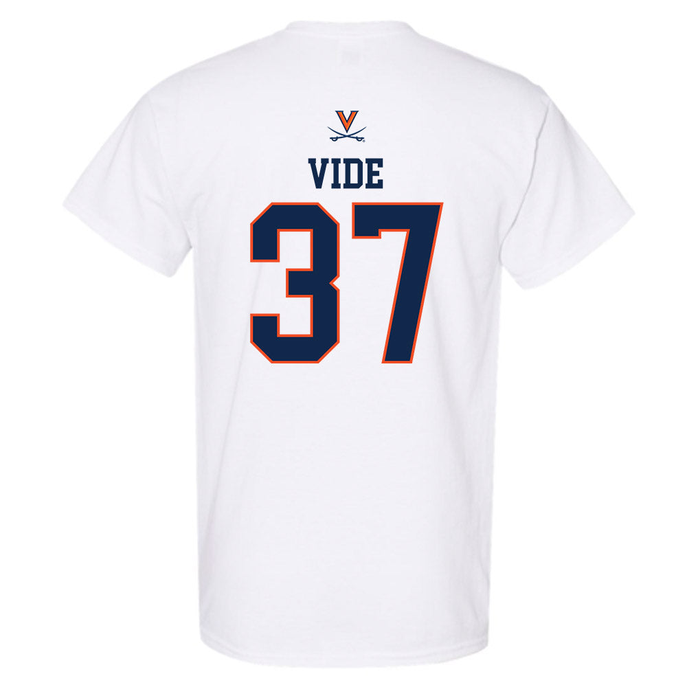 Virginia - NCAA Men's Basketball : Jan Vide - Replica Shersey T-Shirt-1