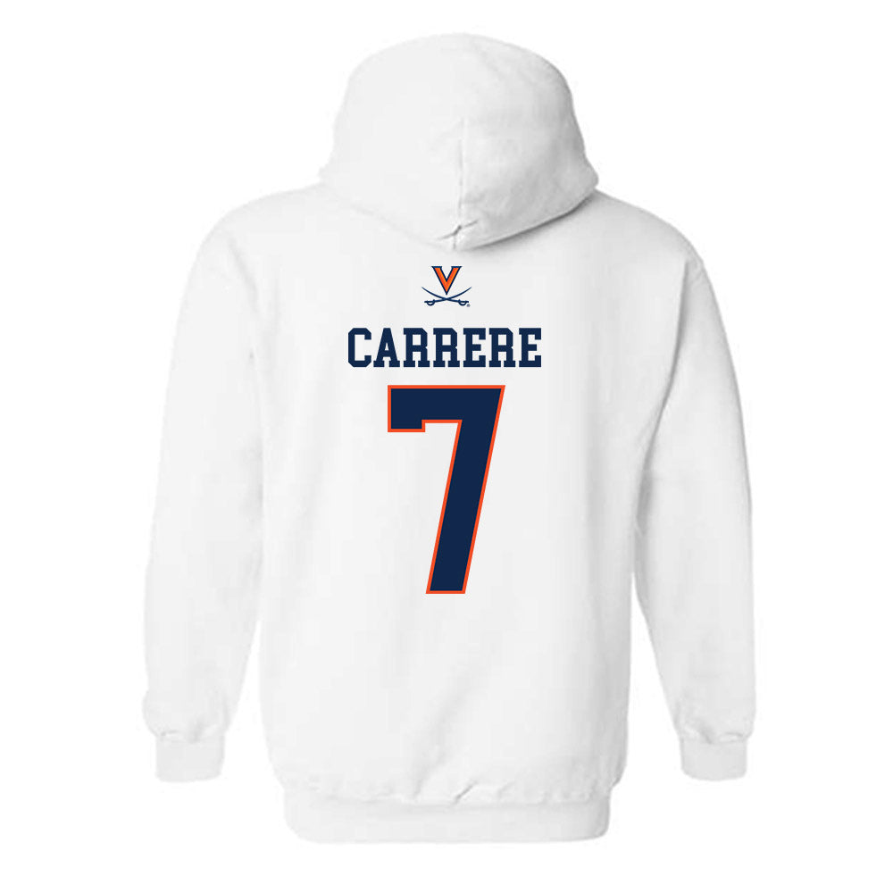 Virginia - NCAA Men's Basketball : Martin Carrere - Replica Shersey Hooded Sweatshirt-1