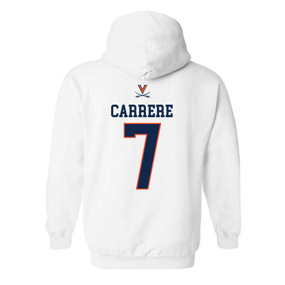 Virginia - NCAA Men's Basketball : Martin Carrere - Replica Shersey Hooded Sweatshirt-1