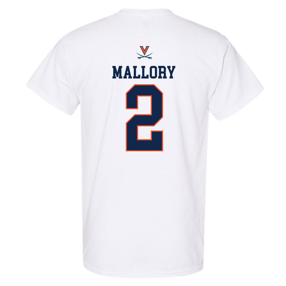 Virginia - NCAA Men's Basketball : Chance Mallory - Replica Shersey T-Shirt-1