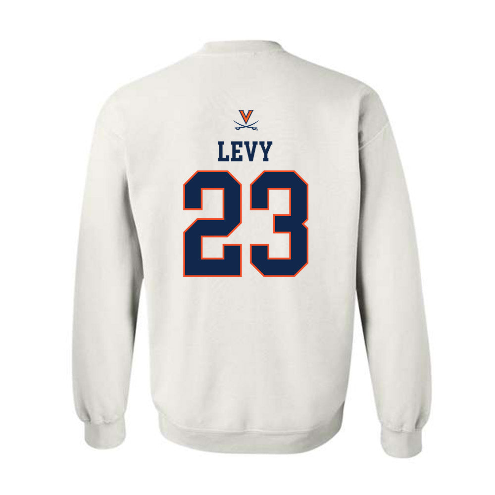 Virginia - NCAA Women's Basketball : Romi Levy - Replica Shersey Crewneck Sweatshirt-1
