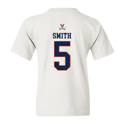 Virginia - NCAA Women's Basketball : Sa'Myah Smith - Replica Shersey Youth T-Shirt-1
