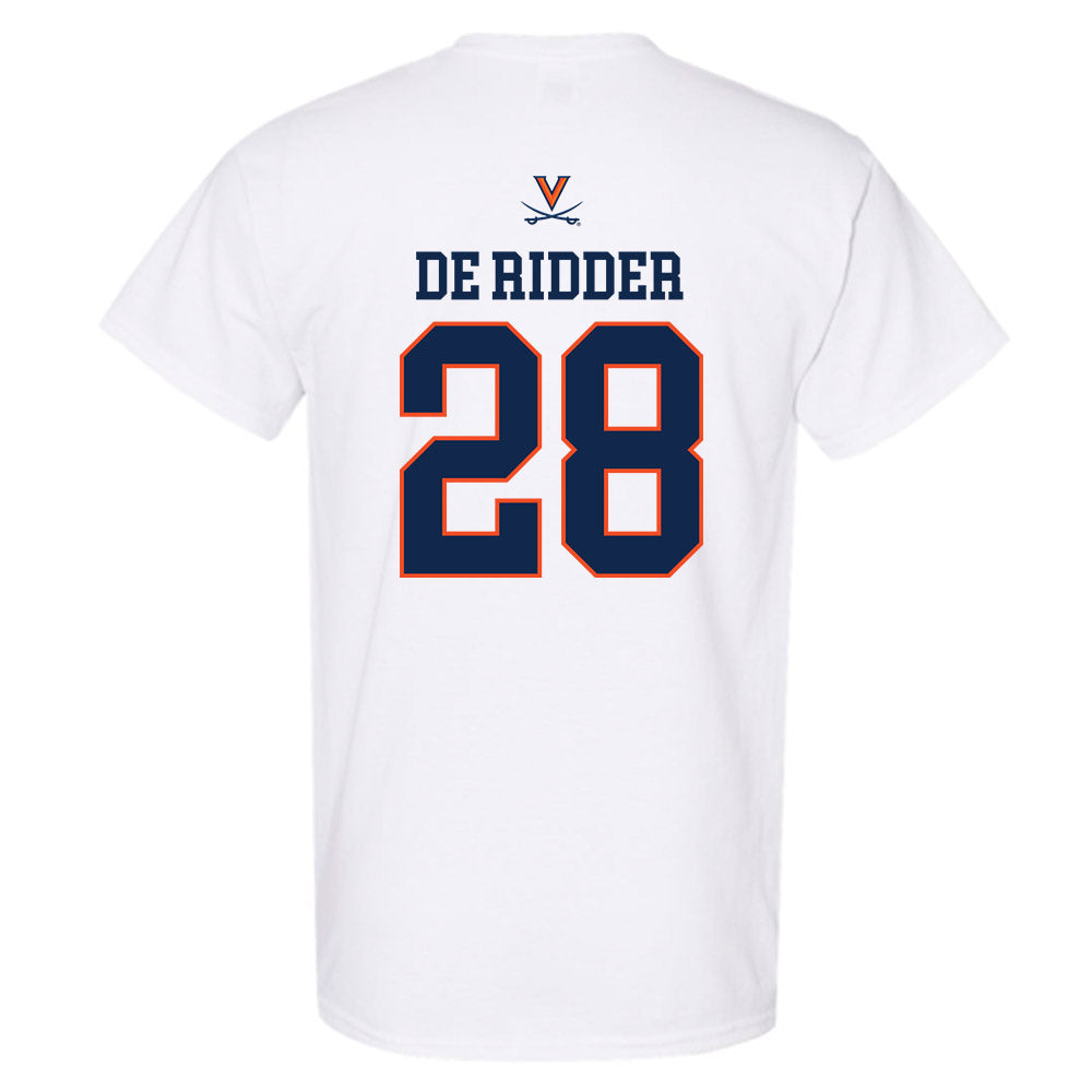 Virginia - NCAA Men's Basketball : Thijs De Ridder - Replica Shersey T-Shirt-1