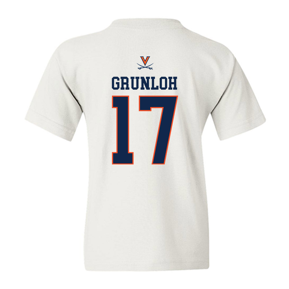Virginia - NCAA Men's Basketball : Johann Grunloh - Replica Shersey Youth T-Shirt-1