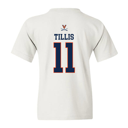 Virginia - NCAA Men's Basketball : Devin Tillis - Replica Shersey Youth T-Shirt-1