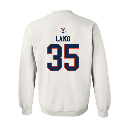 Virginia - NCAA Men's Basketball : Carter Lang - Replica Shersey Crewneck Sweatshirt