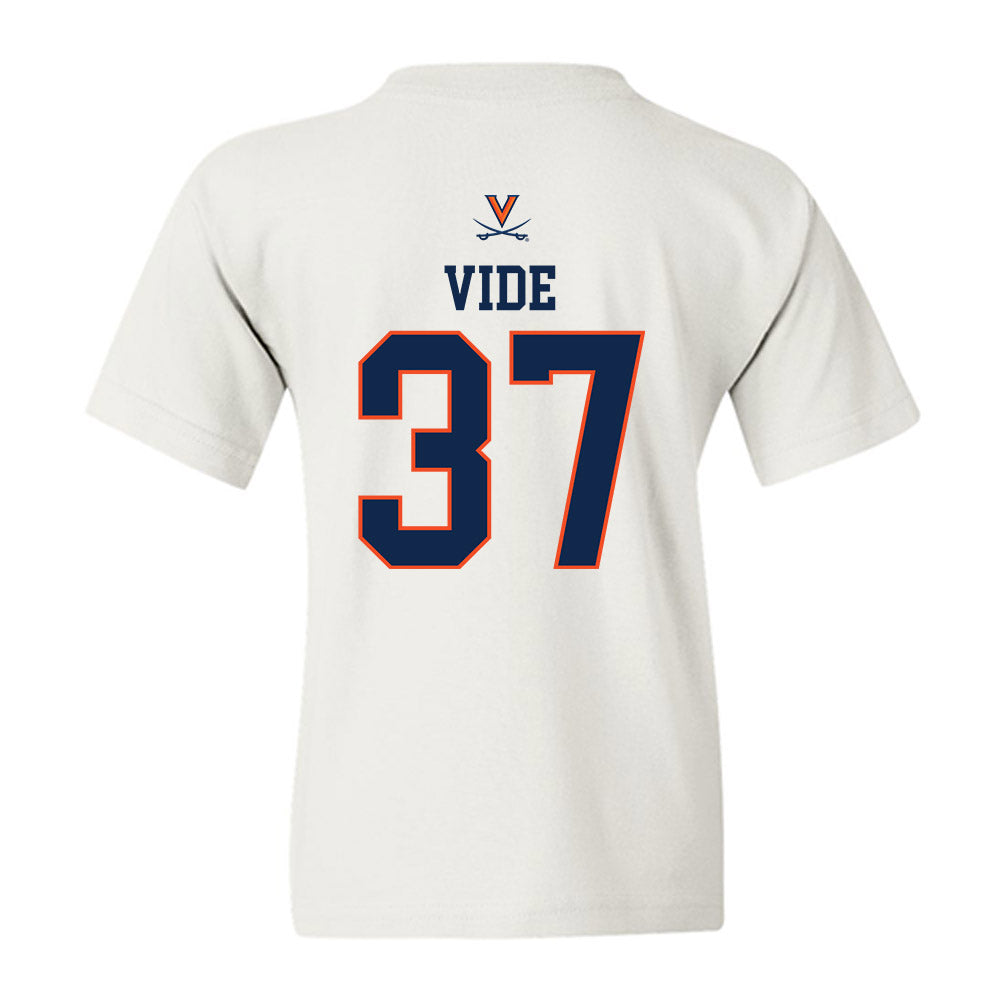 Virginia - NCAA Men's Basketball : Jan Vide - Replica Shersey Youth T-Shirt-1