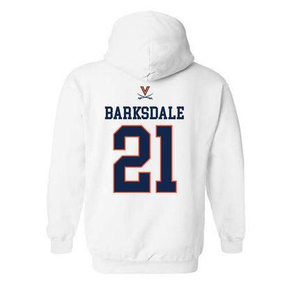 Virginia - NCAA Men's Basketball : Silas Barksdale - Replica Shersey Hooded Sweatshirt-1