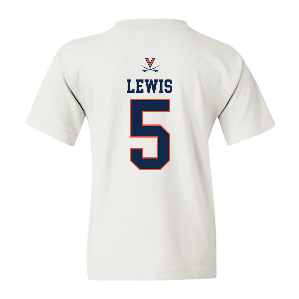 Virginia - NCAA Men's Basketball : Sam Lewis - Replica Shersey Youth T-Shirt-1