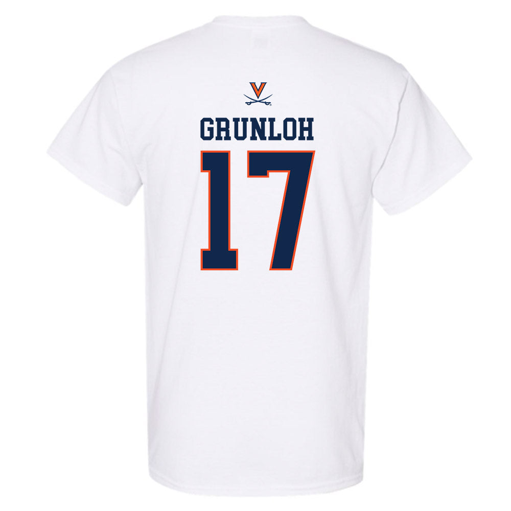 Virginia - NCAA Men's Basketball : Johann Grunloh - Replica Shersey T-Shirt-1