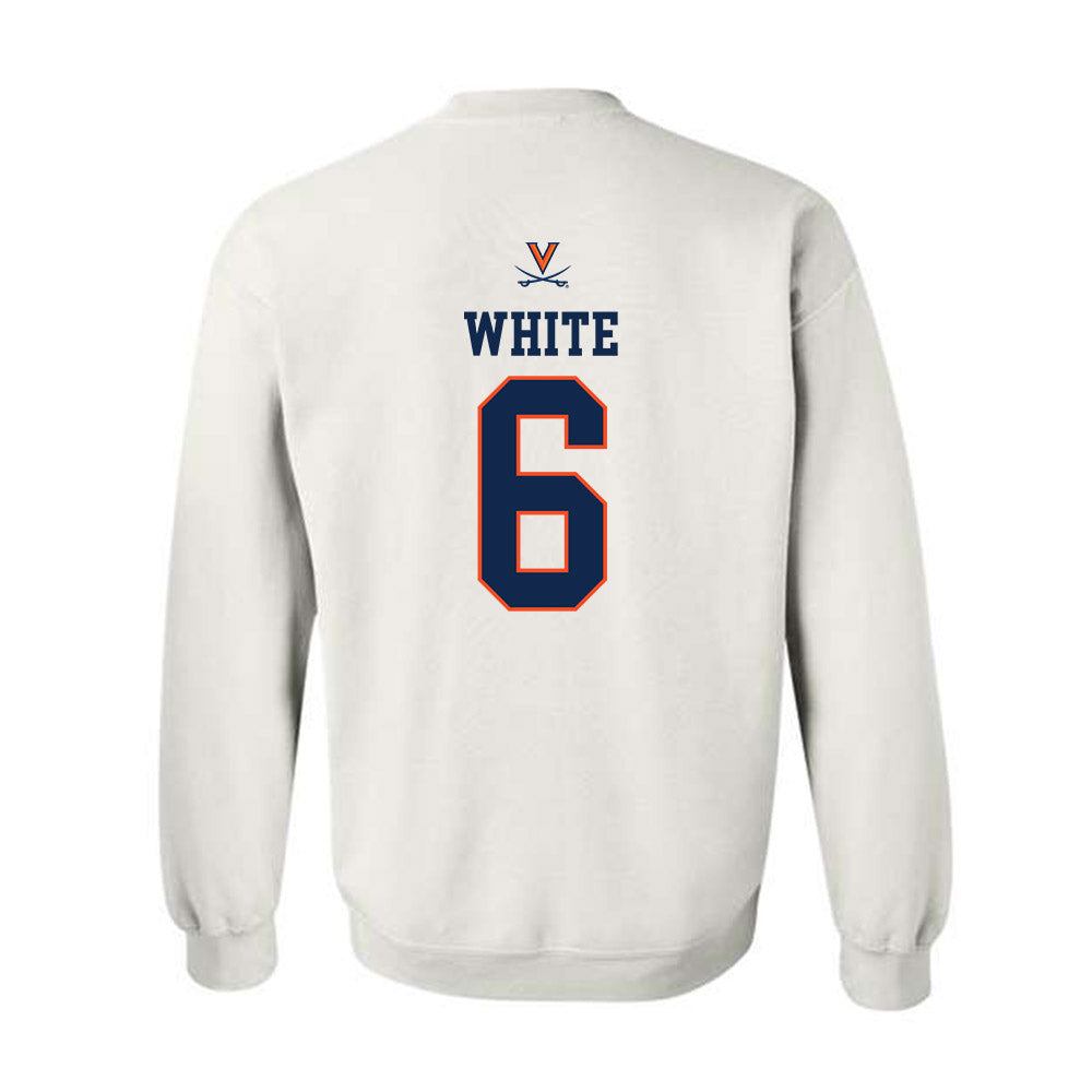 Virginia - NCAA Men's Basketball : Jacari White - Replica Shersey Crewneck Sweatshirt-1