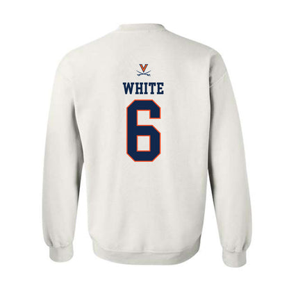 Virginia - NCAA Men's Basketball : Jacari White - Replica Shersey Crewneck Sweatshirt-1