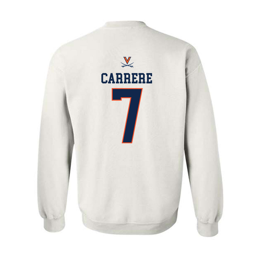 Virginia - NCAA Men's Basketball : Martin Carrere - Replica Shersey Crewneck Sweatshirt-1