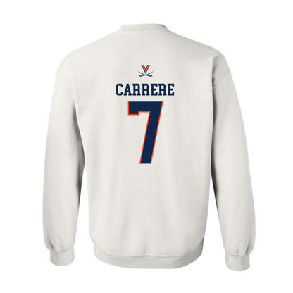 Virginia - NCAA Men's Basketball : Martin Carrere - Replica Shersey Crewneck Sweatshirt-1