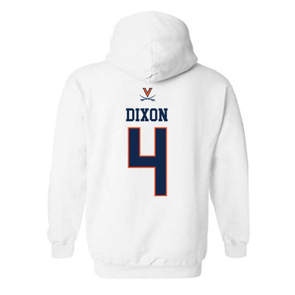 Virginia - NCAA Men's Basketball : Jurian Dixon - Replica Shersey Hooded Sweatshirt-1
