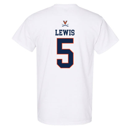 Virginia - NCAA Men's Basketball : Sam Lewis - Replica Shersey T-Shirt-1